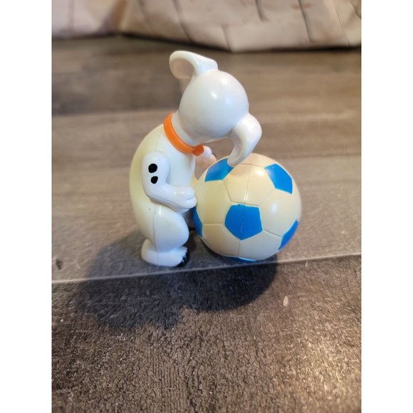 Dalmatian dog playing soccer ball toy figure - Picture 4 of 5